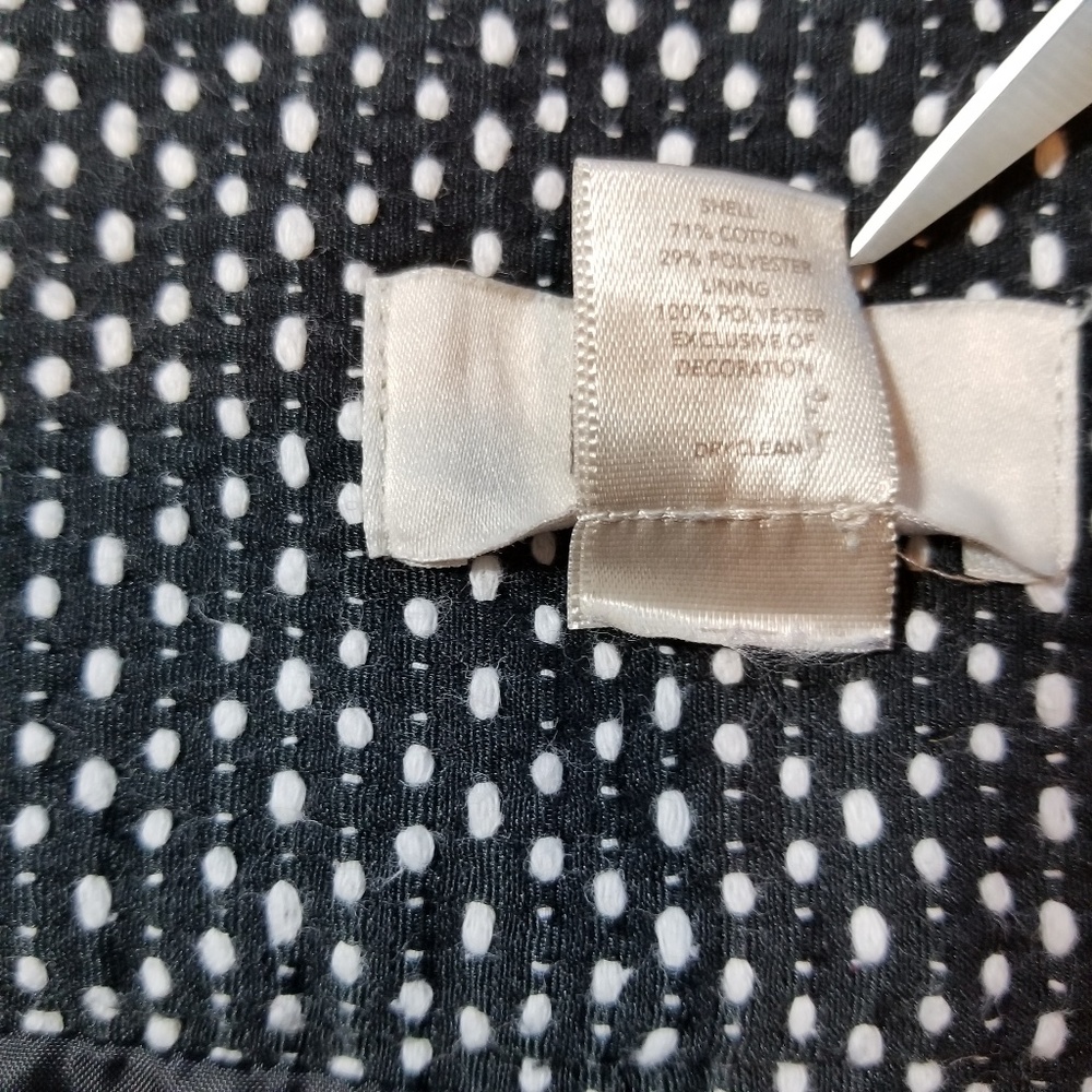 Ann Taylor Loft black and white skirt - Picture 6 of 6